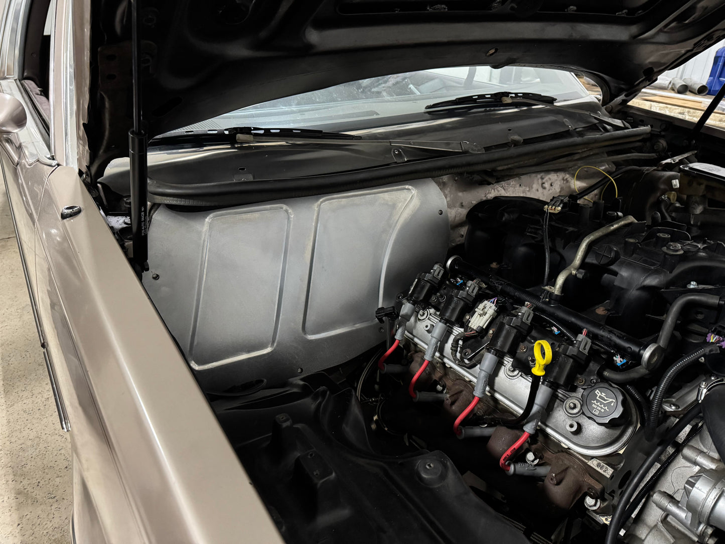 78-87 GM G-Body Firewall Heater Core Delete Panel | Lewis Metal Work