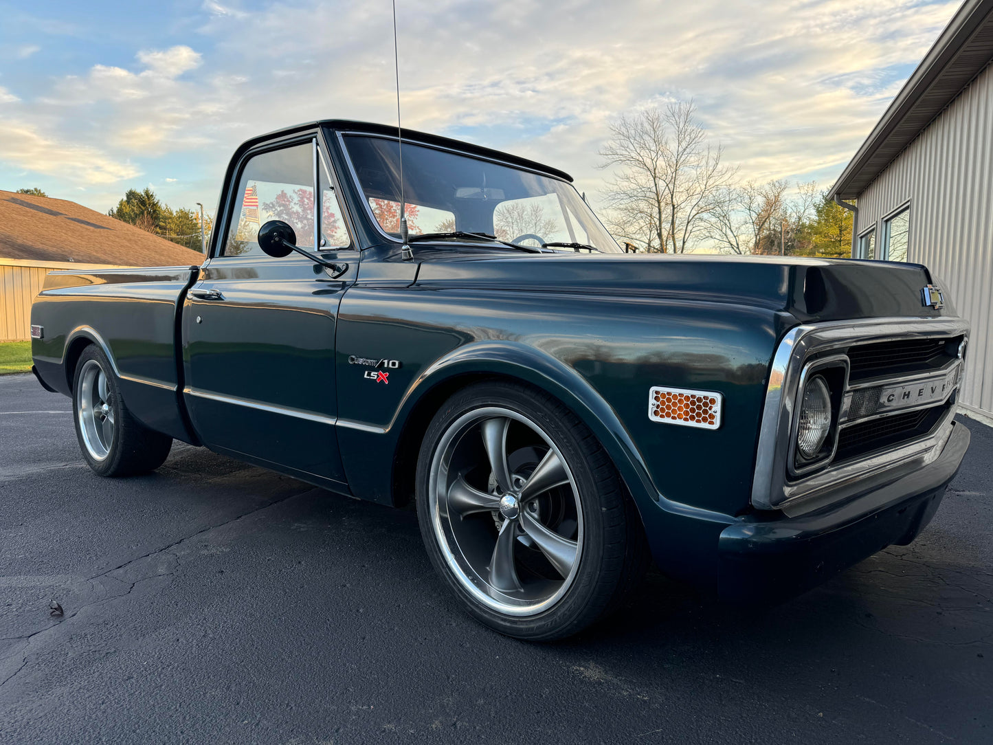 Lewis Metal Work 68-72 Chevy Truck Billet Side Marker Bezels USA Made