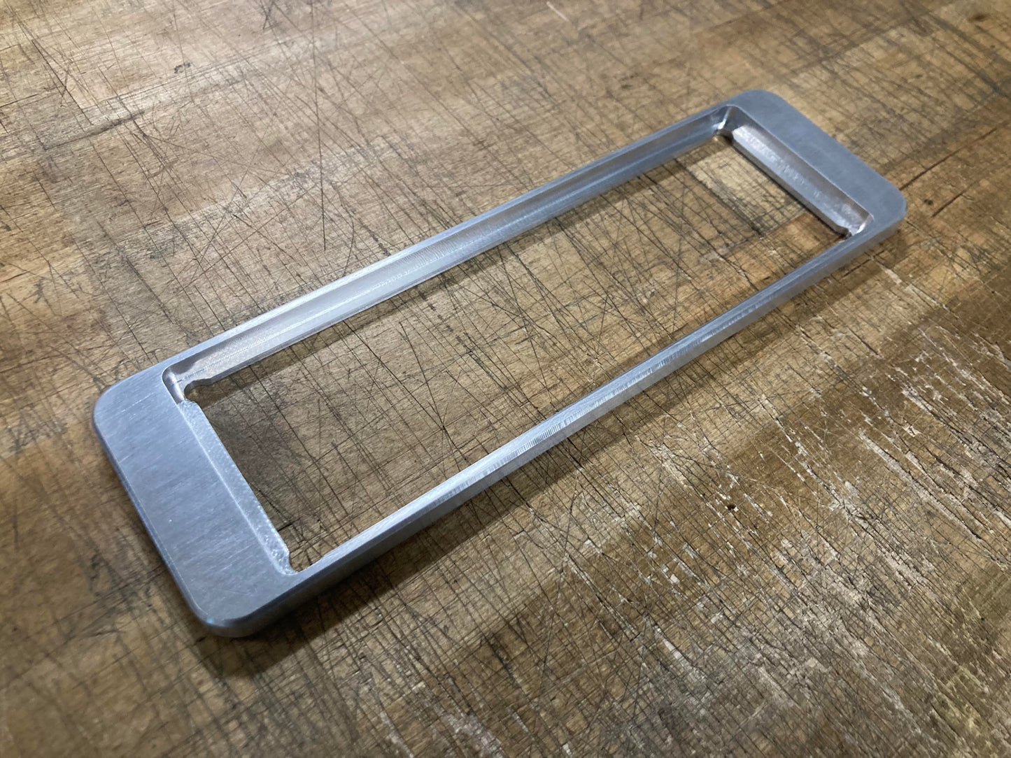 67-72 CHEVY TRUCK BILLET MODERN RADIO BEZEL SINGLE DIN