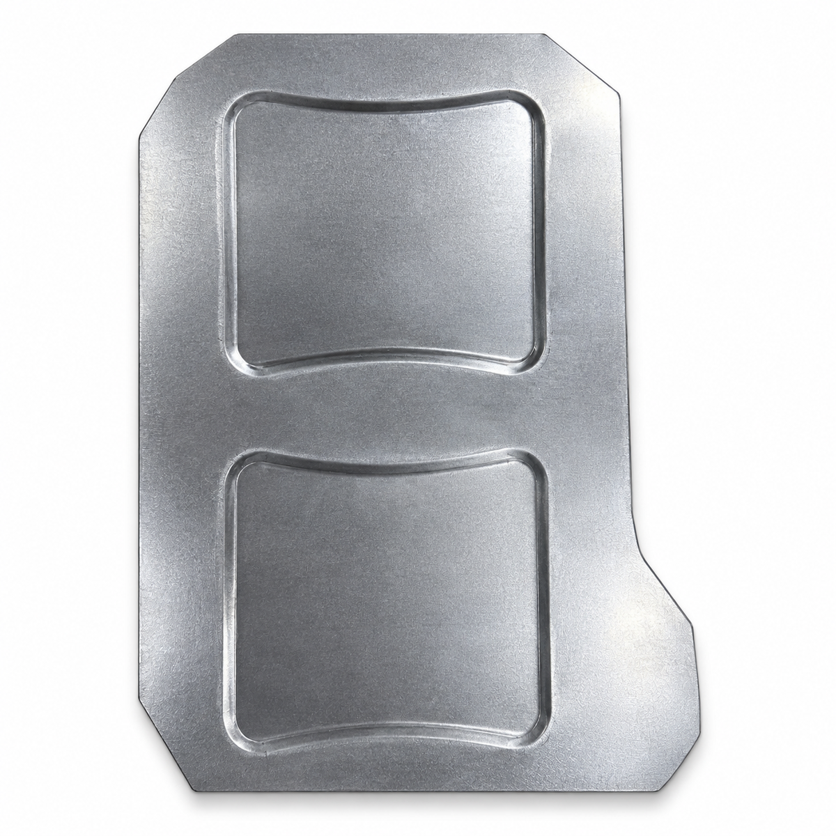 1978-1988 GM G-Body spare tire well delete panel. Formed steel trunk panel for Monte Carlo, Regal, Cutlass, Grand Prix and other G-Body builds. Made in USA.