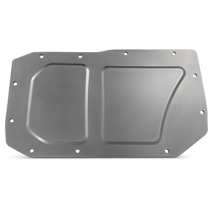 Bolt-on 77–90 GM B-Body Caprice/Impala A/C Heat Delete Firewall Panel. no cutting or drilling. Show-quality engine bay upgrade