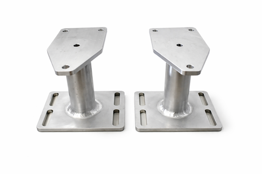 Lewis Metal Works Buick Regal Grand National T Type Billet Aluminum Bumper Brackets REAR Pair