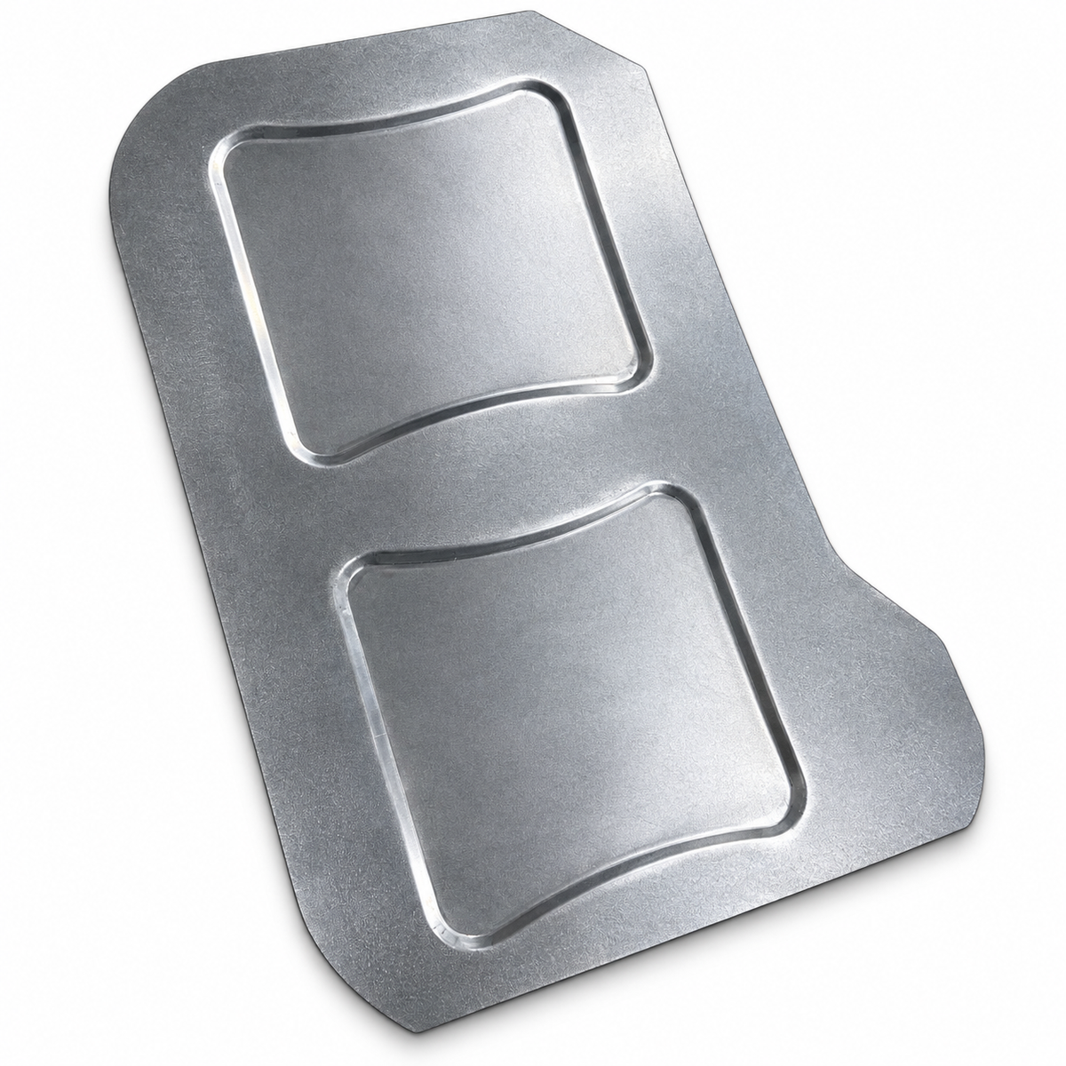 1978-1988 GM G-Body spare tire well delete panel. Formed steel trunk panel for Monte Carlo, Regal, Cutlass, Grand Prix and other G-Body builds. Made in USA.
