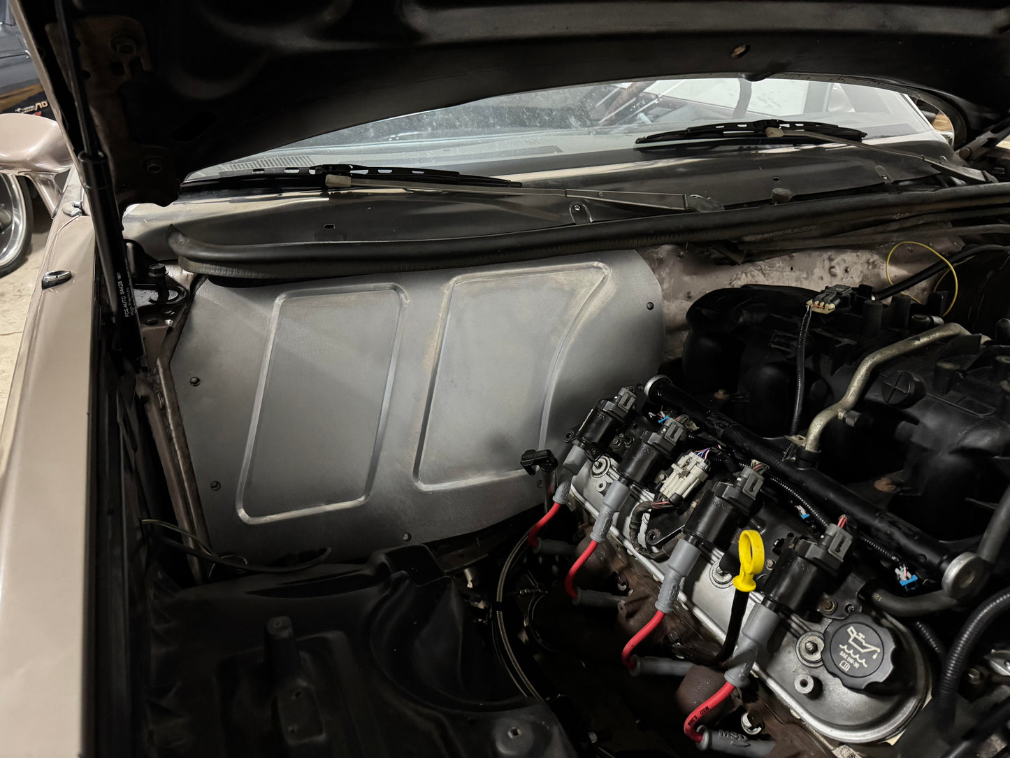 78-87 GM G-Body Firewall Heater Core Delete Panel | Lewis Metal Work