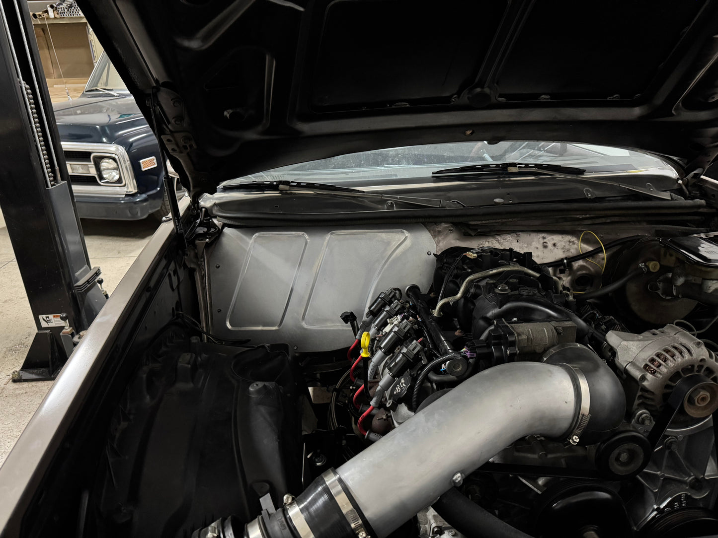 78-87 GM G-Body Firewall Heater Core Delete Panel | Lewis Metal Work