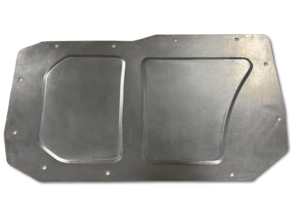 Bolt-on 77–90 GM B-Body Caprice/Impala A/C Heat Delete Firewall Panel. no cutting or drilling. Show-quality engine bay upgrade